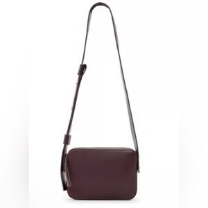 AllSaints Lucille Crossbody Bag NWT Oxblood Red Leather